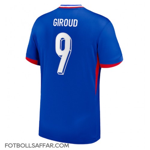 Frankrike Olivier Giroud #9 Hemmatröja EM 2024 Kortärmad